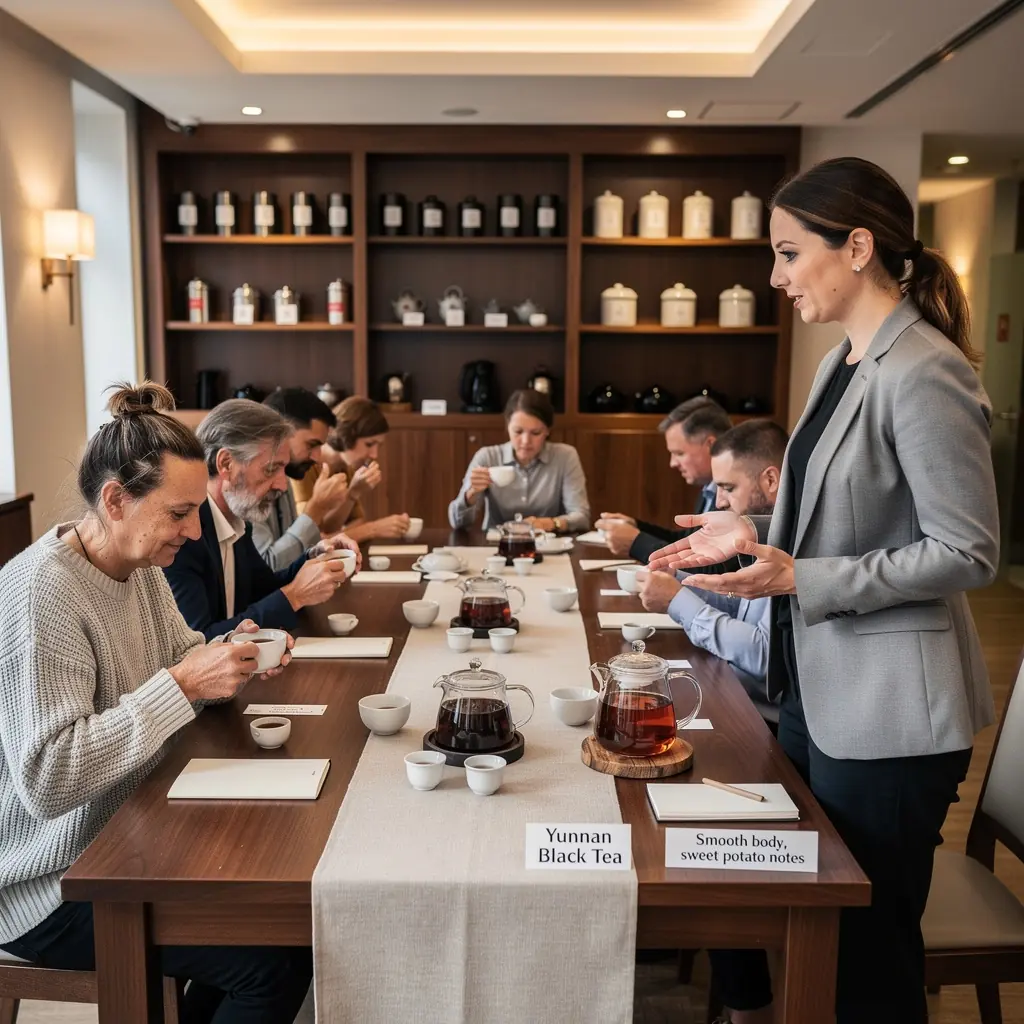 Čierny čaj z Yunnanu s bohatou farbou a jemnou textúrou