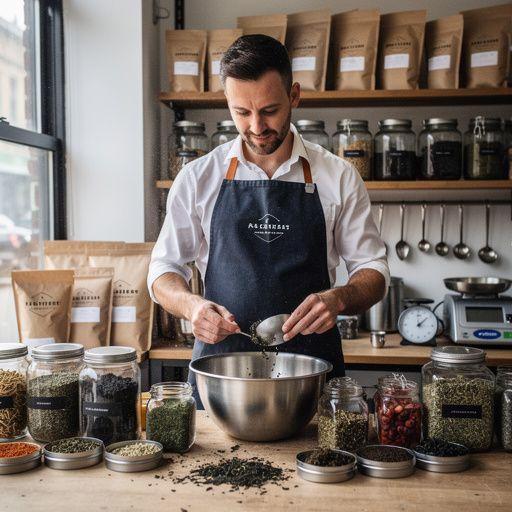 Detailný pohľad na čajové lístky Yunnan s arómou sladkých zemiakov